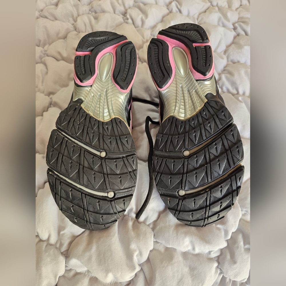New- Hi-Tec Black and Pink Athletic Shoes - Picture 3 of 5
